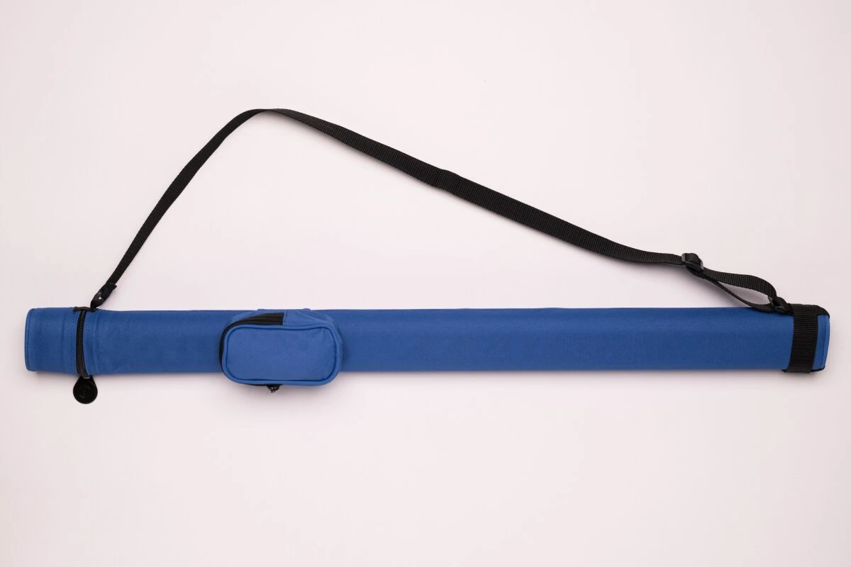 Cuel Billard-Köcher Sport Blau 1/1 Für Pool-Billard-Queues, Mit Schultergurt Und Seitentasche Für Billardzubehör … – Bild 2