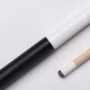CUEL Code White Billard-Queue Weiß Für Poolbillard, 2-teilig, Mit Vollholz-Oberteil, Leinen-Griffband, 3/8x10-Gewinde