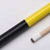 CUEL Code Yellow Billard-Queue Gelb Für Poolbillard, 2-teilig, Mit Vollholz-Oberteil, Leinen-Griffband, 3/8x10-Gewinde