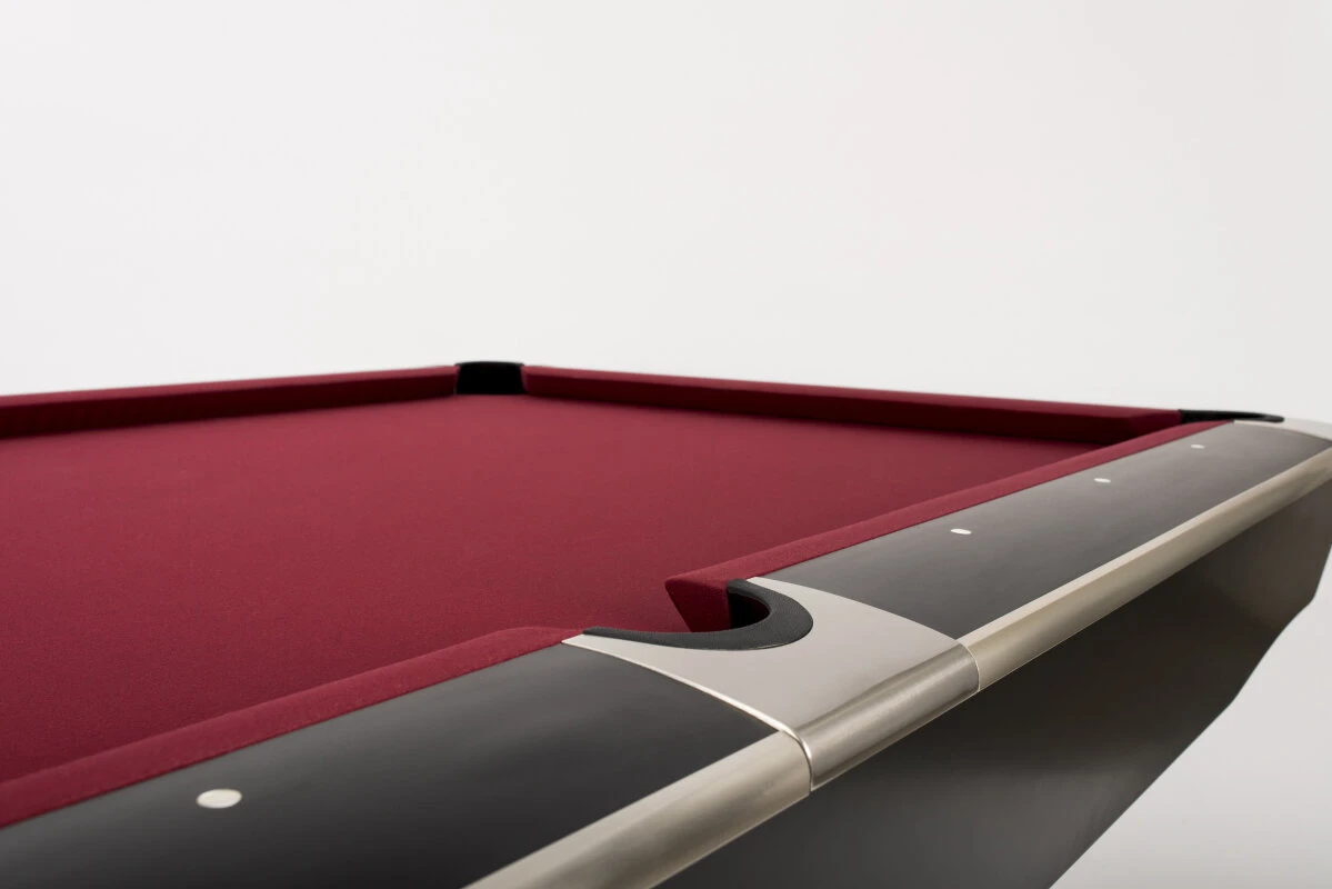 Cuel Pro II Turnier-Billardtisch, 8-Fuß, Matt-schwarz – Bild 11