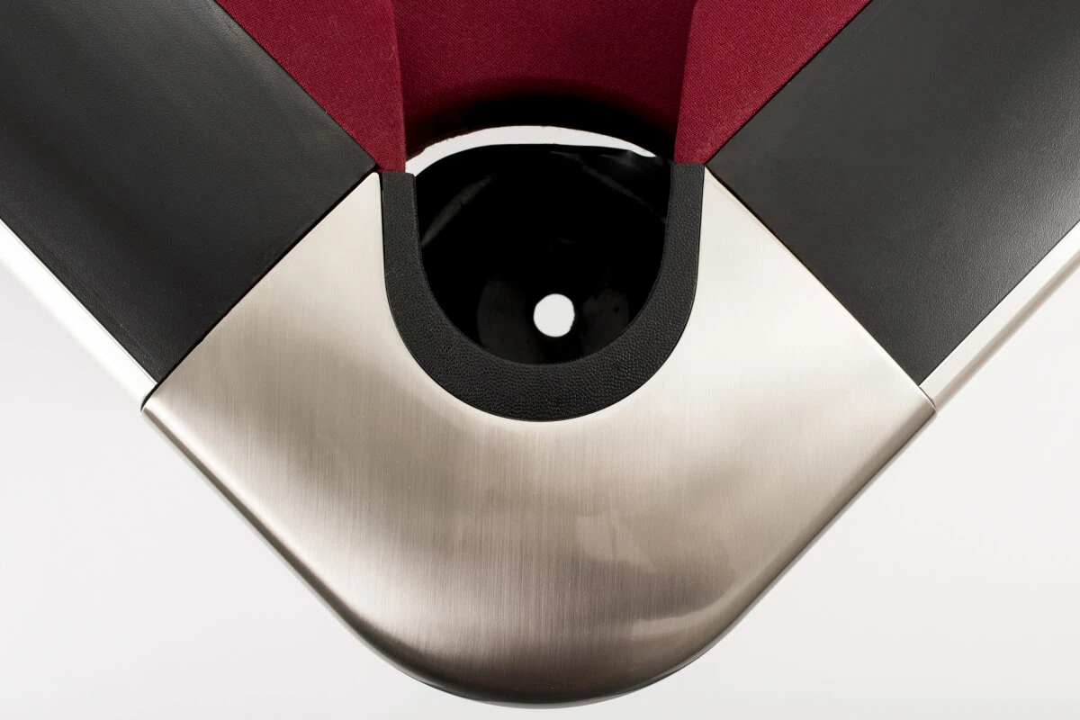 Cuel Pro II Turnier-Billardtisch, 8-Fuß, Matt-schwarz – Bild 4