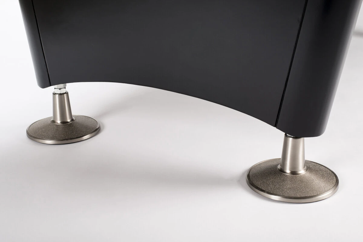 Cuel Pro II Turnier-Billardtisch, 8-Fuß, Matt-schwarz – Bild 7