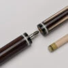 Demon DBJ-001 Break/Jump-Queue Für Poolbillard Mit Kunststoff-Ferrule Und Hochwertiger G10-Pommeranze, Lackierter Griffbereich