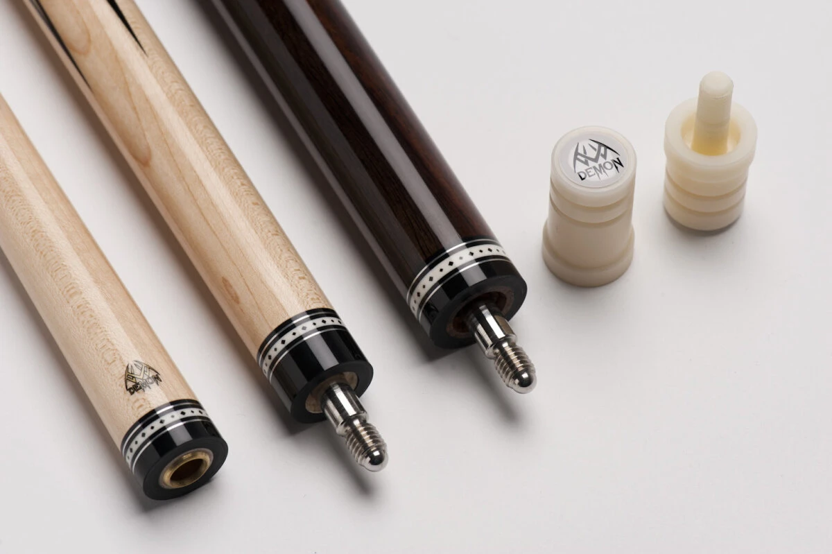 Demon DBJ-001 Break/Jump-Queue Für Poolbillard Mit Kunststoff-Ferrule Und Hochwertiger G10-Pommeranze, Lackierter Griffbereich – Bild 3