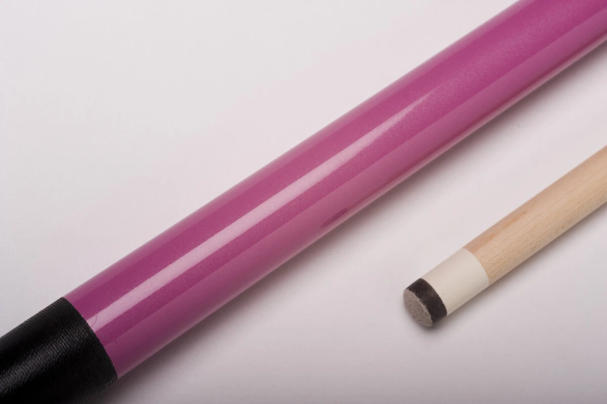 Demon DF0-004 Billard-Queue Für Poolbillard, 2-teilig, Mit Totenkopfdesign, Klebeleder, Vollholz-Oberteil, Leinen-Griffband Inkl. Gewindeschoner