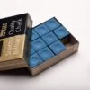 Gold Star Premium-Billardkreide, 12 Stück, Blau