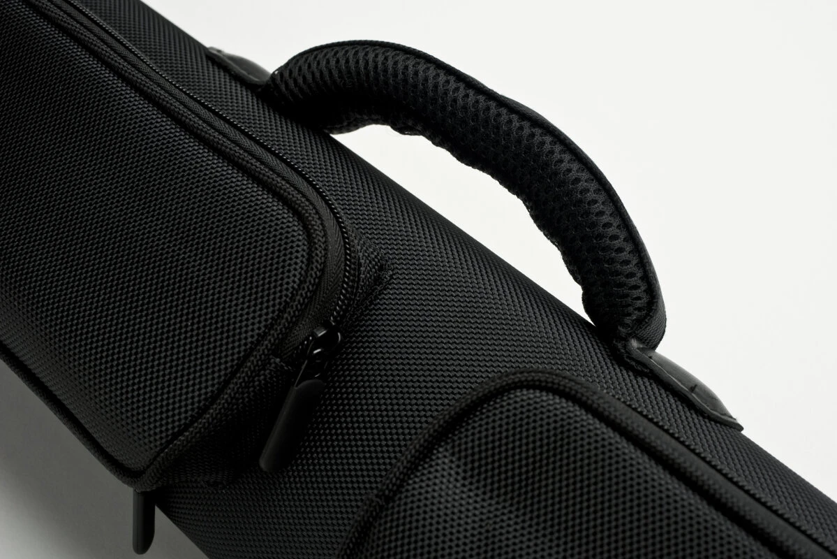 Cuel Billard-Köcher Sport Schwarz 2/4 Für Pool-Billard-Queues, Mit Schultergurt, Tragegriff Und Zwei Seitentaschen Für Billardzubehör – Bild 4