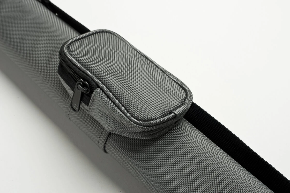 Cuel Billard-Köcher Sport Silber 1/1 Für Pool-Billard-Queues, Mit Schultergurt Und Seitentasche Für Billardzubehör … – Bild 3