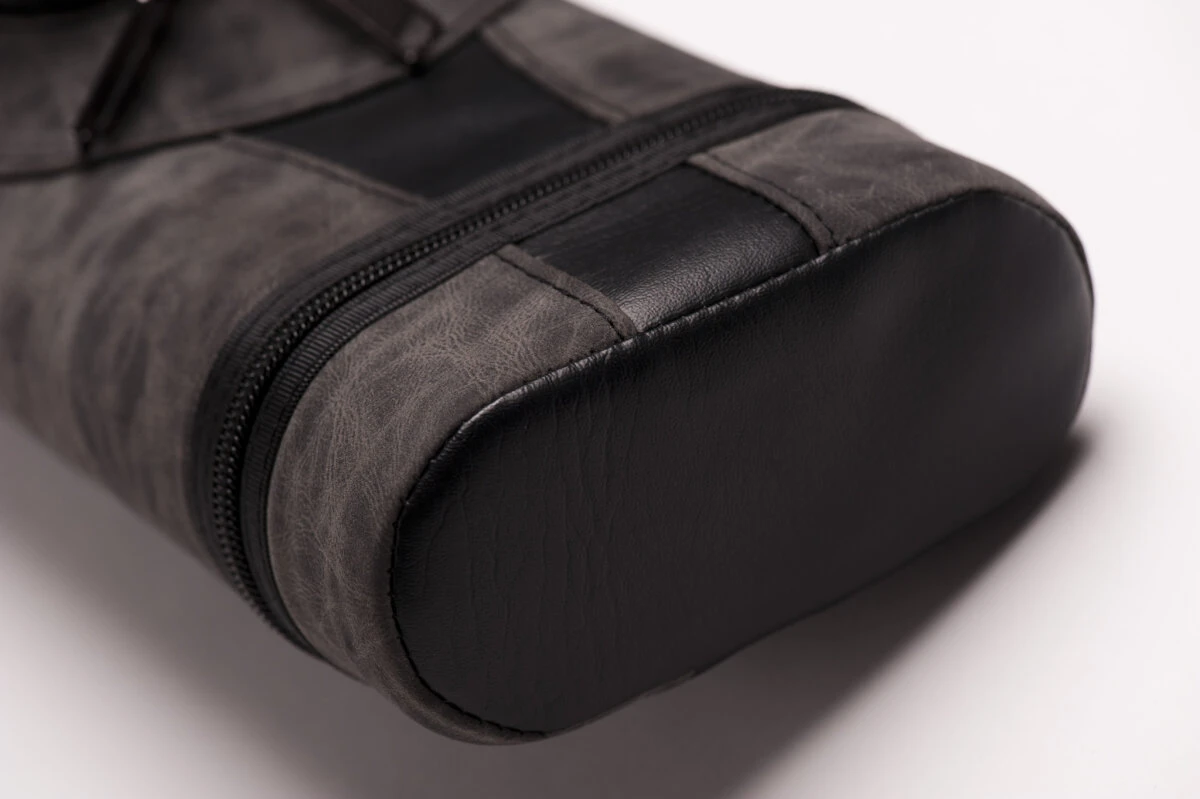 CUEL Billard-Köcher Suede Black 2/4 Für Pool-Billard-Queues, Aus Kunst-Wildleder, Mit Schultergurt, Tragegriff Und Zwei Seitentaschen Für Billardzubehör – Bild 6