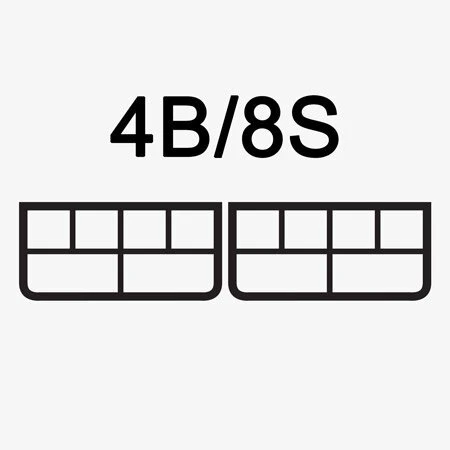 Lucasi Billard-Tasche LC748B Für 4 Unter- Und 8 Oberteile – Bild 3