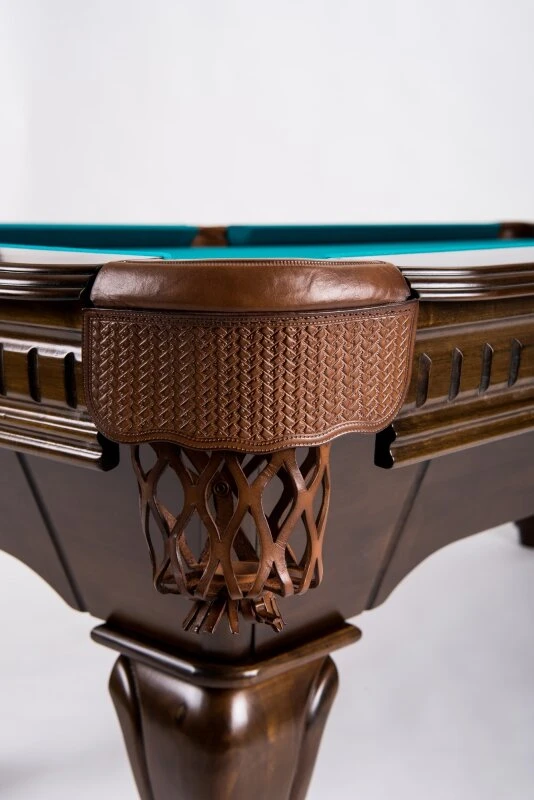 Pool-Billardtisch Charles, 7-Fuß, Braun – Bild 3