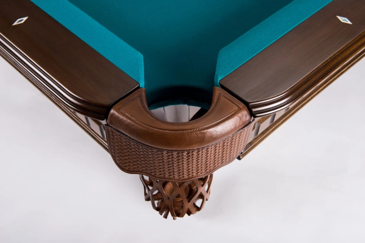 Pool-Billardtisch Charles, 7-Fuß, Braun – Bild 5