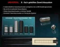 Universal Gewichtsschrauben-Set