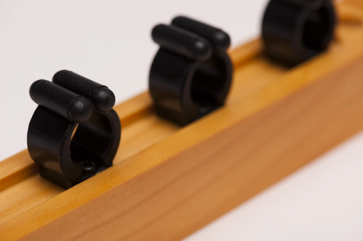 Wandhalterung Für Vier Queues, Holz, Braun – Bild 2